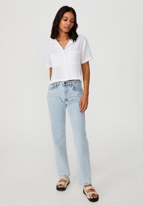 Cotton On - Erika short sleeve shirt - white