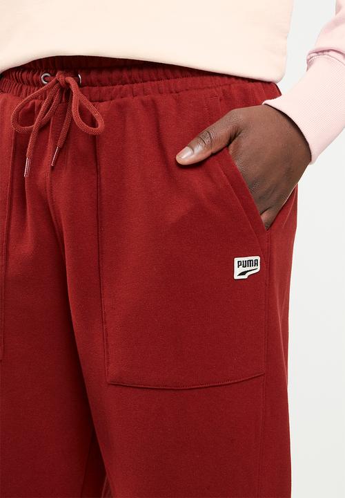 PUMA - Downtown sweatpants tr - burgundy 