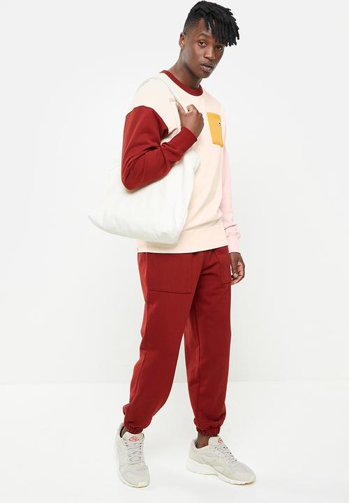 PUMA - Downtown sweatpants tr - burgundy 