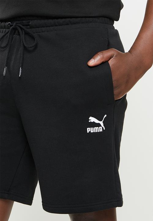 PUMA - Classics logo shorts tr - black