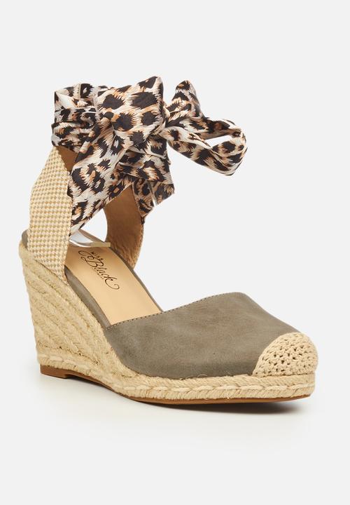Miss Black - Jojo1 espadrille wedge - grey