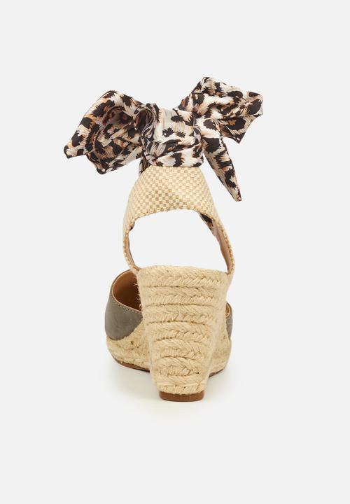 Miss Black - Jojo1 espadrille wedge - grey
