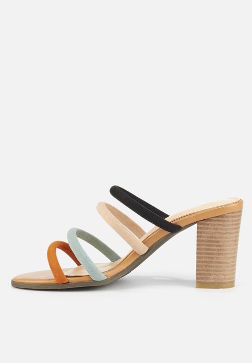 Miss Black - Lazio1 mule heel - multi 