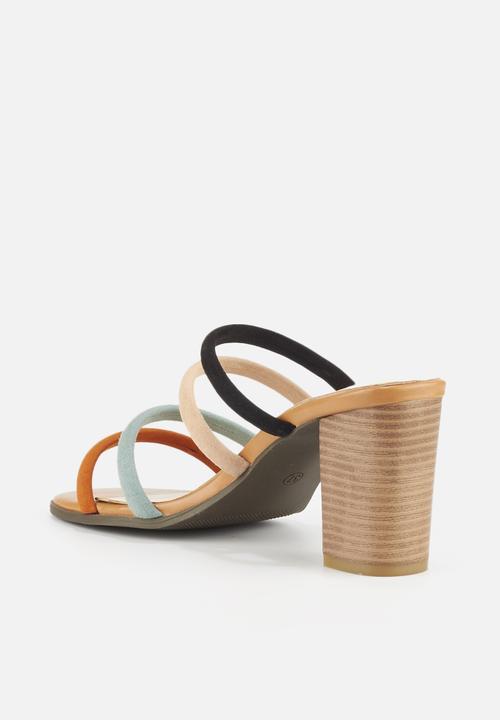 Miss Black - Lazio1 mule heel - multi 