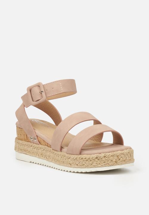 Miss Black - Steffi espadrille wedge - pink