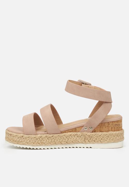 Miss Black - Steffi espadrille wedge - pink