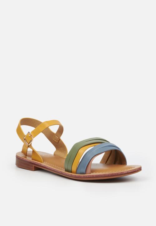 Miss Black - Sicily8 sandal - yellow