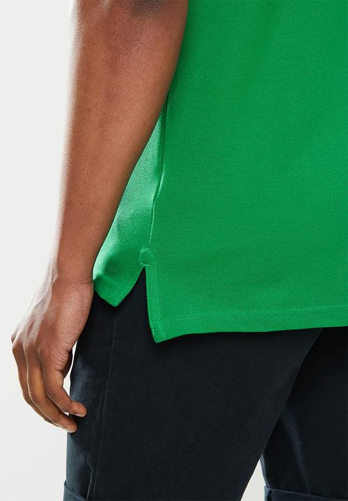 POLO - Carter pique short sleeve golfer - green
