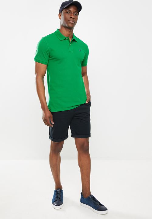 POLO - Carter pique short sleeve golfer - green