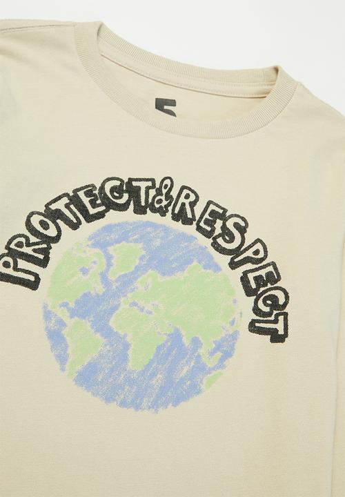 Cotton On - Tom long sleeve tee - beige 