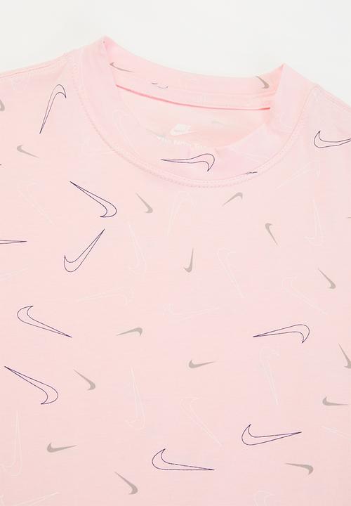 Nike - G nsw tee boxy swsh fetti - pink 