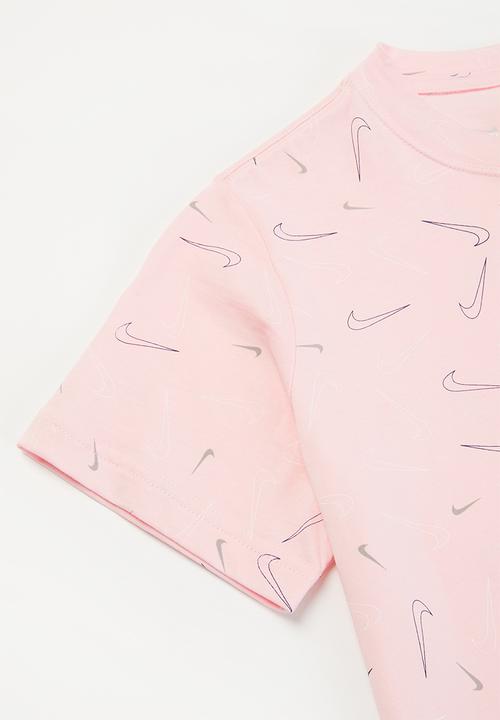 Nike - G nsw tee boxy swsh fetti - pink 