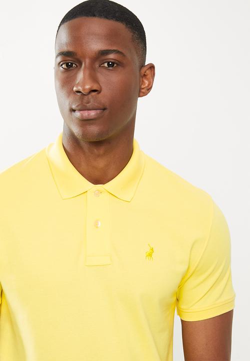 POLO - Carter pique short sleeve golfer - yellow