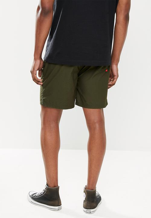 S.P.C.C - Madsen regular fit elasticated shorts - green