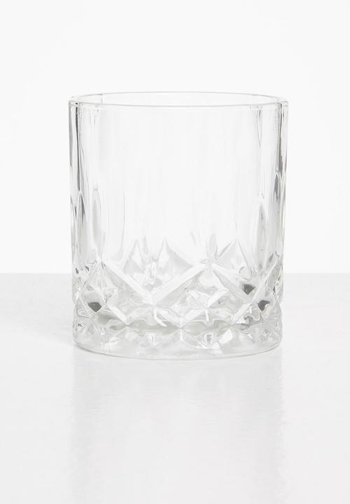 Excellent Houseware - Crista decanter & glass set- clear