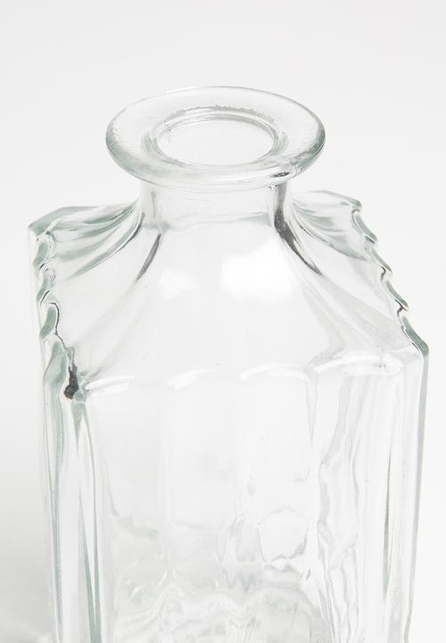 Excellent Houseware - Crista decanter & glass set- clear