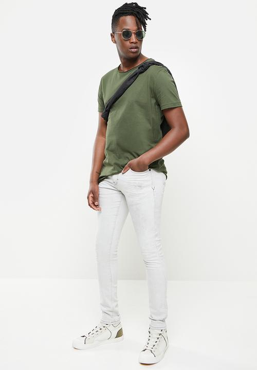 S.P.C.C - Powder trench fit super skinny jeans - light grey
