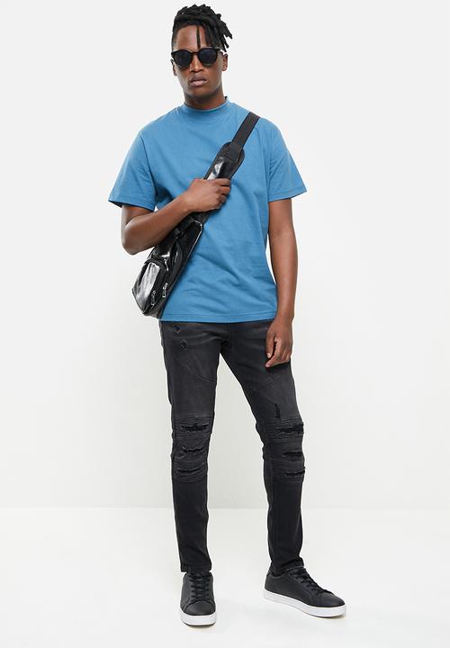 S.P.C.C - Apex trench fit super skinny jeans - black