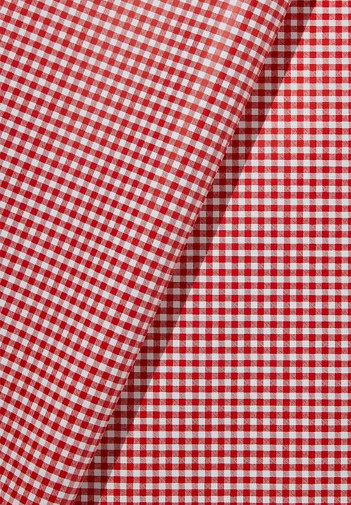 Typo - Wrapping paper roll - red gingham