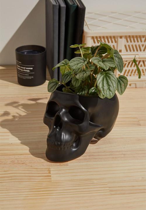 Typo - Shaped planter - matte black