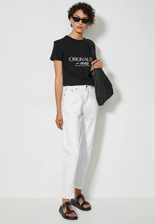Superbalist - Originality slogan tee - black