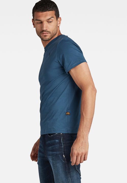 G-STAR - Base-s v t short sleeve - luna blue