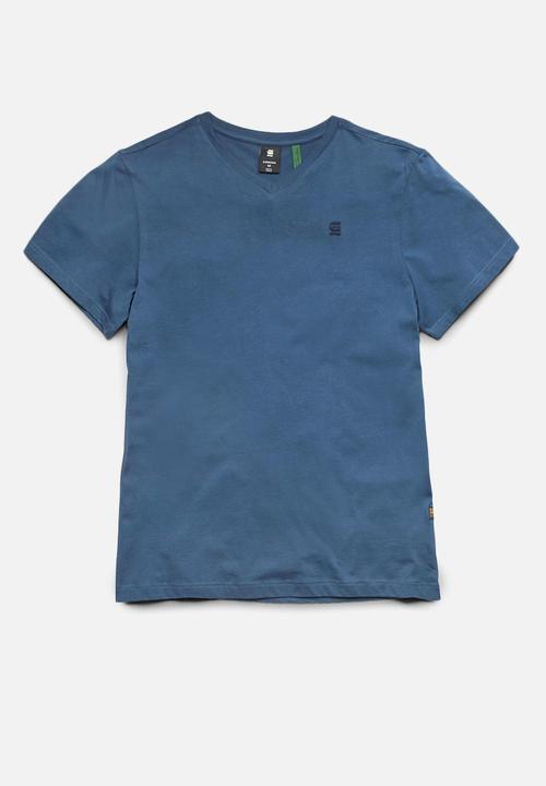 G-STAR - Base-s v t short sleeve - luna blue