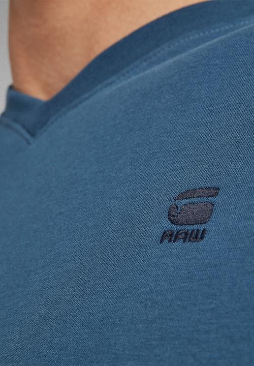 G-STAR - Base-s v t short sleeve - luna blue