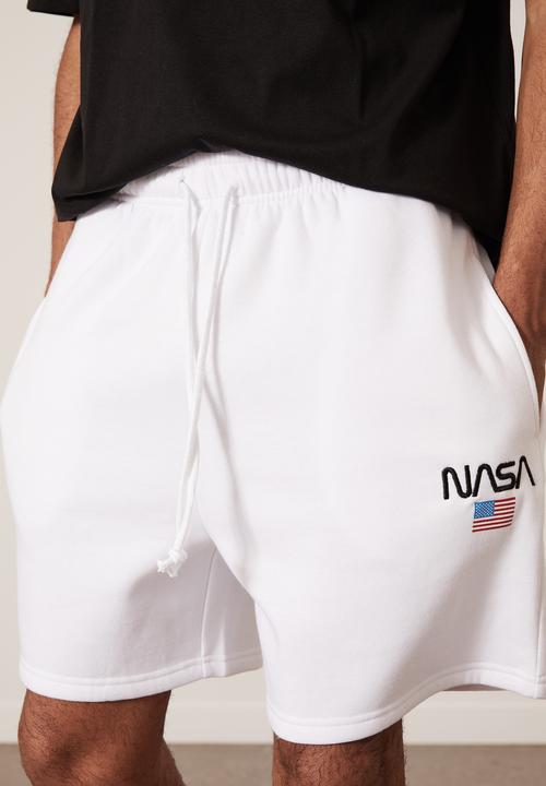 Factorie - Nasa track short - white