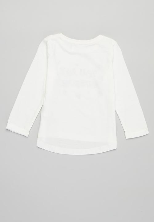 MINOTI - Girls basic awesome top - white