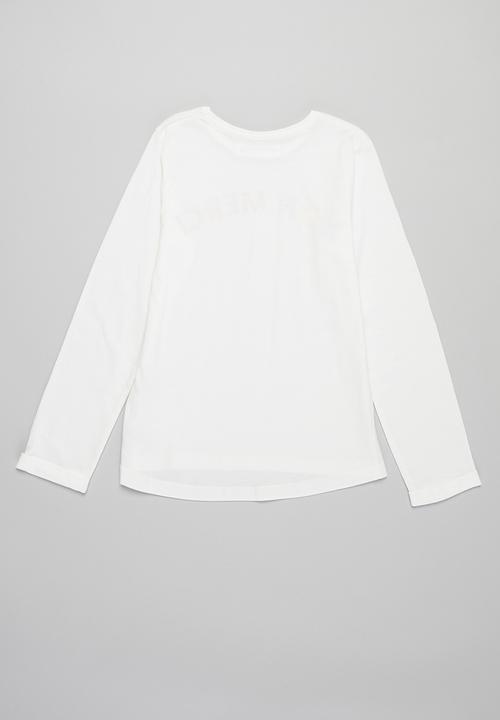 MINOTI - Girls basic non merci top - white