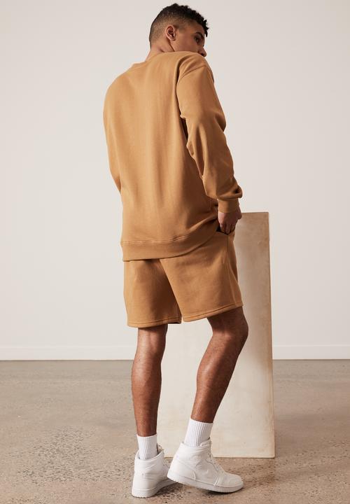 Factorie - Graphic track short - tan