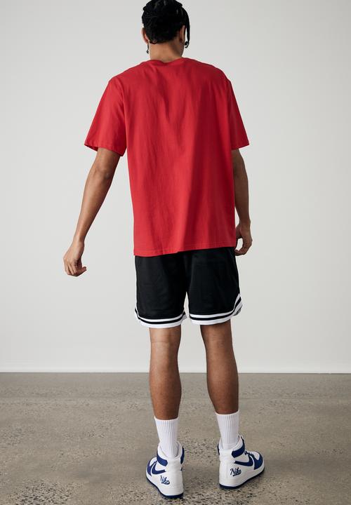 Factorie - Regular graphic t-shirt - red
