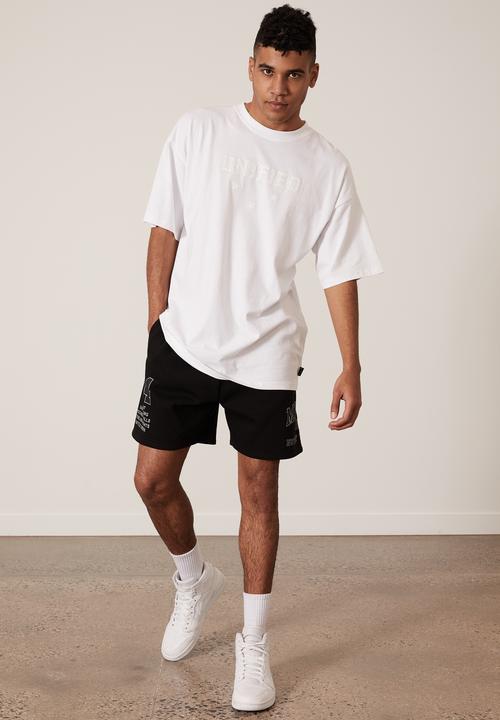 Factorie - Oversized graphic t-shirt - white