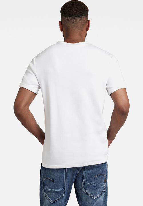 G-STAR - Butterfly logo r t - white