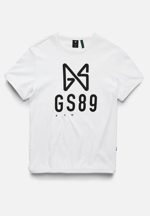 G-STAR - Butterfly logo r t - white