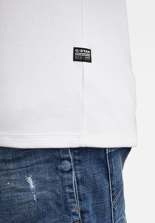 G-STAR - Butterfly logo r t - white
