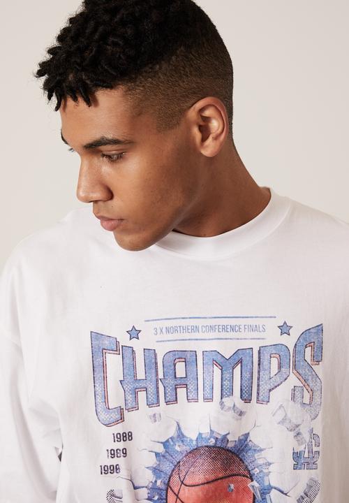 Factorie - Oversized graphic t-shirt - white