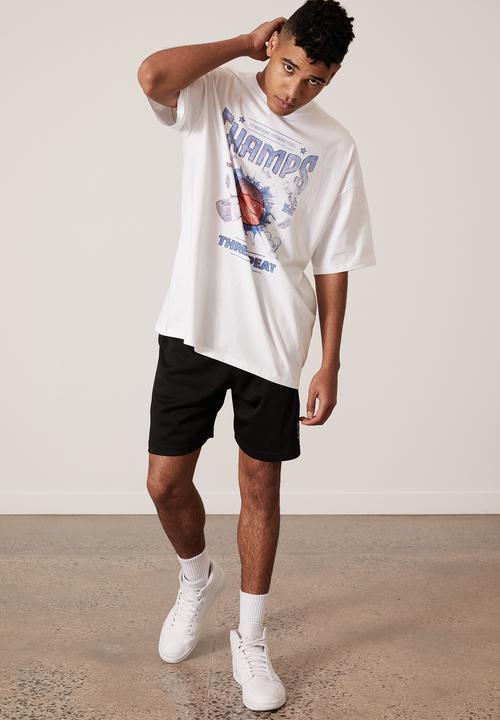 Factorie - Oversized graphic t-shirt - white
