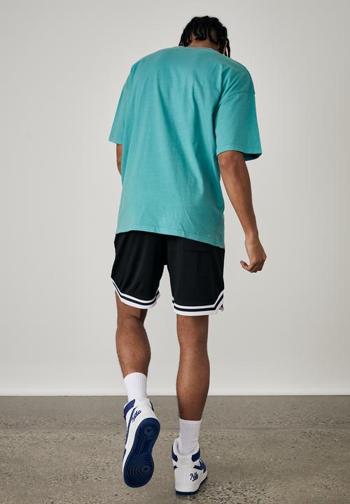 Factorie - Oversized graphic t-shirt - blue