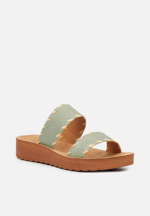Butterfly Feet - Slitheran 3 flatform sandal - mint