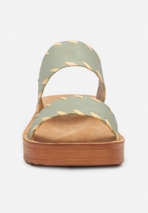 Butterfly Feet - Slitheran 3 flatform sandal - mint