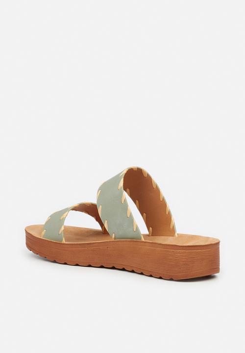 Butterfly Feet - Slitheran 3 flatform sandal - mint