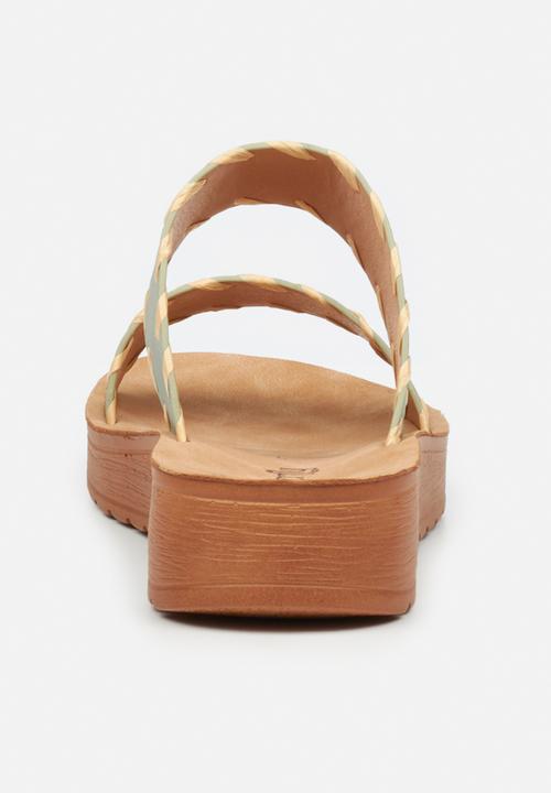 Butterfly Feet - Slitheran 3 flatform sandal - mint