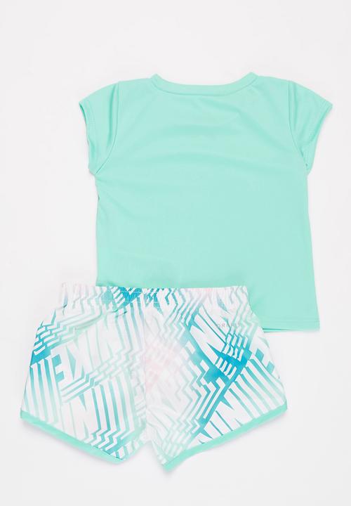 Nike - Nkg laser letters short set - tropical twist