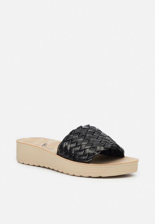 Butterfly Feet - Slitheran 2 flatform sandal - black