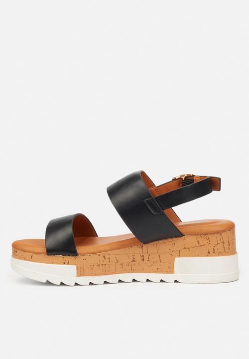 Butterfly Feet - Maddy 1 wedge - black