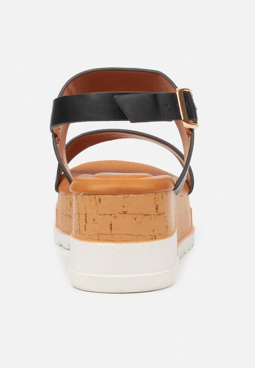 Butterfly Feet - Maddy 1 wedge - black