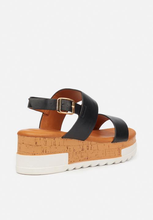 Butterfly Feet - Maddy 1 wedge - black