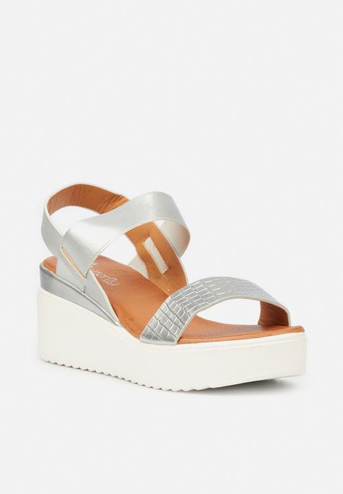 Butterfly Feet - Cascada 1 wedge - silver